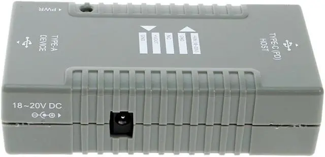 Alt view image 3 of 6 - Coolgear USB-C to USB-A Power Delivery Adapter with Mounting Kit