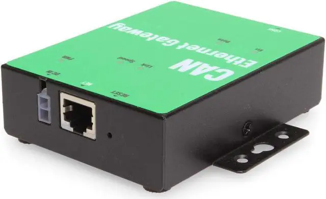 Alt view image 2 of 4 - Coolgear Industrial Ethernet to CAN Bus Adapter, 1 Port with ESD Protection and Remote Configuration