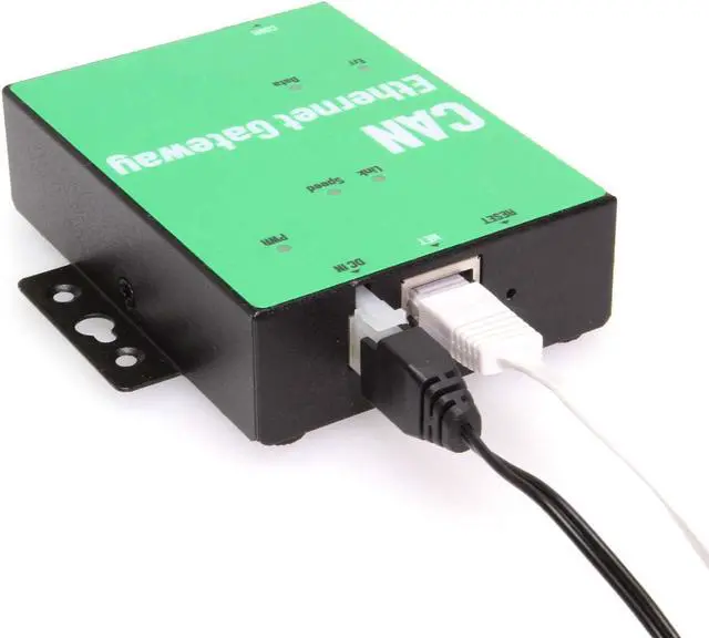 Alt view image 3 of 4 - Coolgear Industrial Ethernet to CAN Bus Adapter, 1 Port with ESD Protection and Remote Configuration