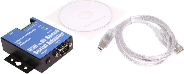 Alt view image 5 of 5 - Coolgear 1-Port USB to Serial Adapter (RS-232/422/485) , DIN-rail