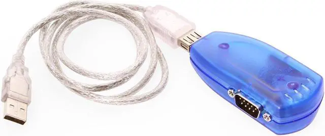 Alt view image 4 of 6 - USBGear Dual Port DB-9 USB Serial Ultra MINI Adapter with Cable RS-232 X 2