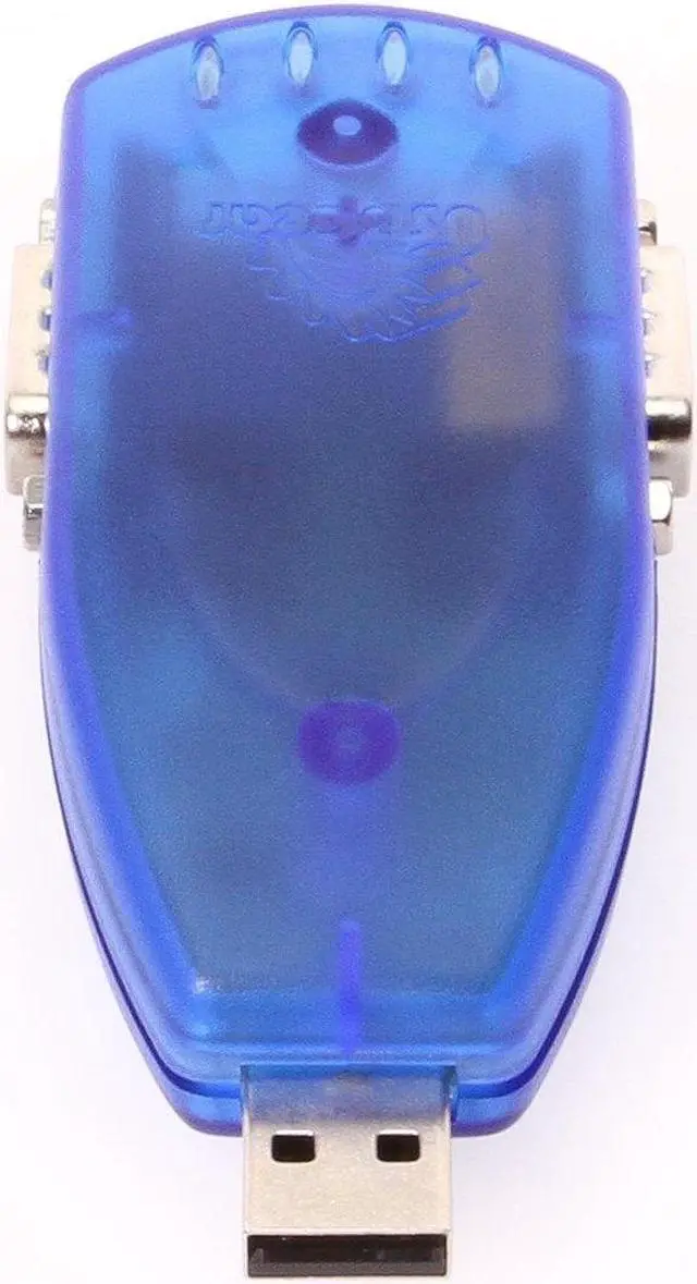 Alt view image 3 of 6 - USBGear Dual Port DB-9 USB Serial Ultra MINI Adapter with Cable RS-232 X 2