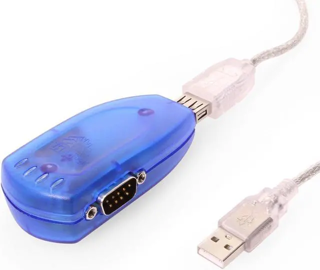 Alt view image 5 of 6 - USBGear Dual Port DB-9 USB Serial Ultra MINI Adapter with Cable RS-232 X 2