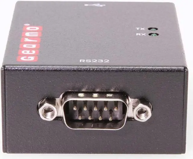 Alt view image 3 of 6 - Gearmo 1 Port USB to Serial RS-232 Hub w/ FTDI Chipset & LED Indicators - Rugged Metal Housing Ideal for Mounting