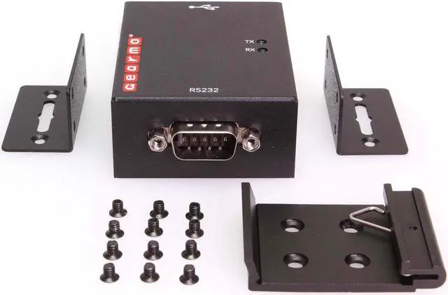 Alt view image 5 of 6 - Gearmo 1 Port USB to Serial RS-232 Hub w/ FTDI Chipset & LED Indicators - Rugged Metal Housing Ideal for Mounting