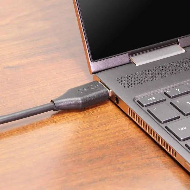 Alt view image 3 of 3 - Coolgear Secure USB-C to USB-A Cable 20in Screw Lock for Stable Connections, 5Gbps Data, 3A Power