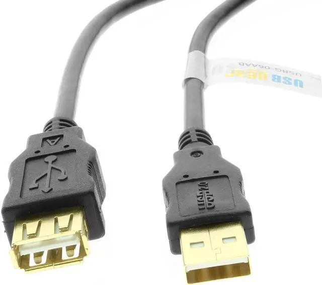Alt view image 2 of 4 - USBGear USB 2.0 Hi-Speed A to A Extension Cable 24-inch