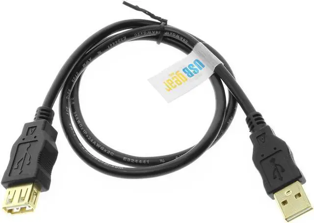 Alt view image 3 of 4 - USBGear USB 2.0 Hi-Speed A to A Extension Cable 24-inch