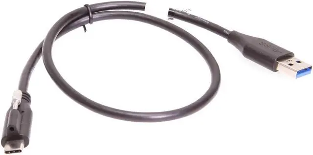 Alt view image 2 of 3 - Coolgear USB 3.2 Gen 1 Single Screw Lock Type-A to C Cable 5GB Data 3A Power 0.5M