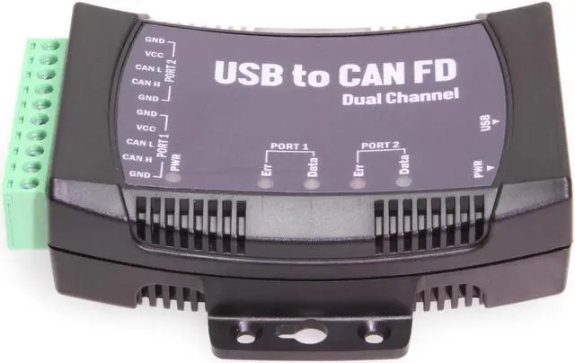 Alt view image 3 of 5 - Coolgear 2-Port USB to CAN FD ISO Adapter
