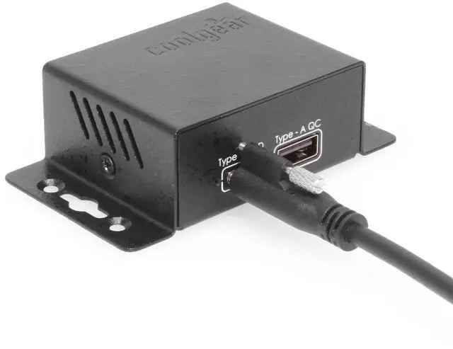 Alt view image 5 of 5 - Coolgear ChargeIT! Mini 99W Dual Port USB Charger | USB-C PD 3.0, USB-A QC 3.0 & PPS | UL & IEC Compliant