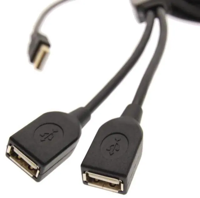 Main image of USBGear 2-Port USB 2.0 17ft Active Extension Cable