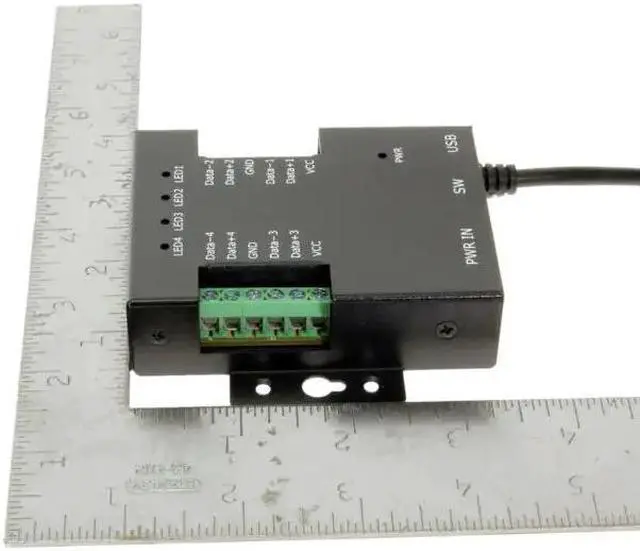 Alt view image 5 of 5 - Coolgear 4 Port USB to RS485 High Speed Adapter w/12V DC Power Supply