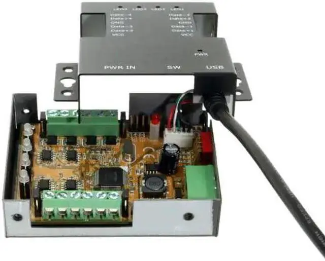 Alt view image 4 of 5 - Coolgear 4 Port USB to RS485 High Speed Adapter w/12V DC Power Supply