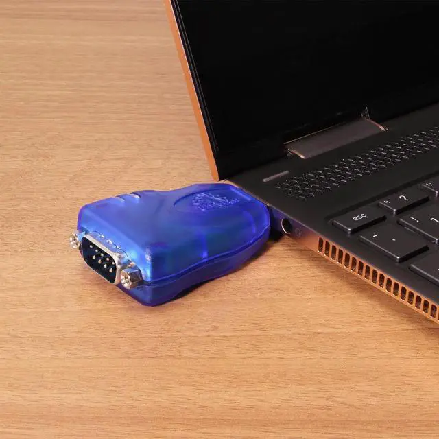 Alt view image 7 of 7 - USBGear USB to RS-232 Serial Adapter Cable - DB9 Male, FTDI Chipset, RX/TX Status LEDs, TAA Compliant (Made in Taiwan), Compatible with Windows & Mac