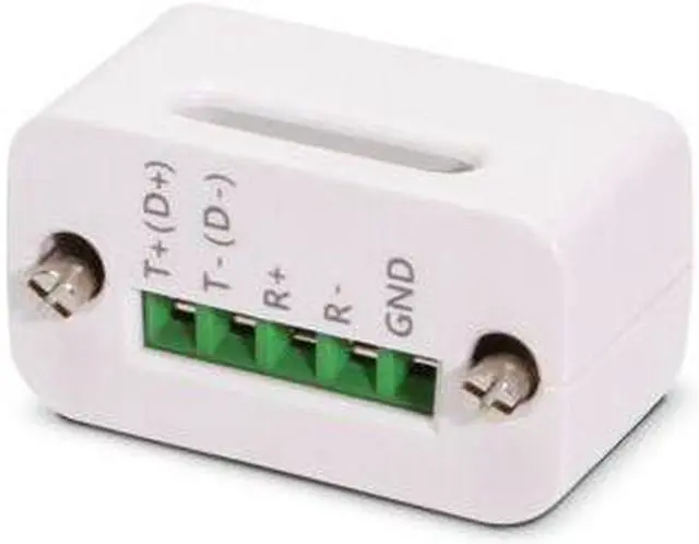 Main image of USBGear Mini DB9 to 5-Pin Terminal Block Passive Adapter - RS232 / RS422 / RS485 Serial Converter with Screw Terminals for Industrial Use