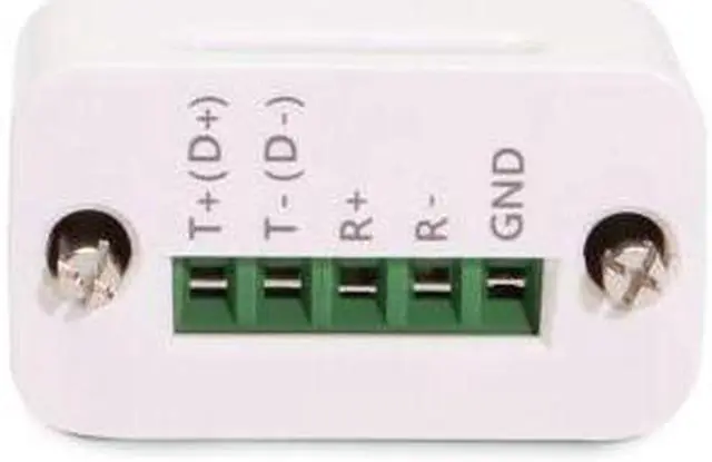 Alt view image 2 of 6 - USBGear Mini DB9 to 5-Pin Terminal Block Passive Adapter - RS232 / RS422 / RS485 Serial Converter with Screw Terminals for Industrial Use
