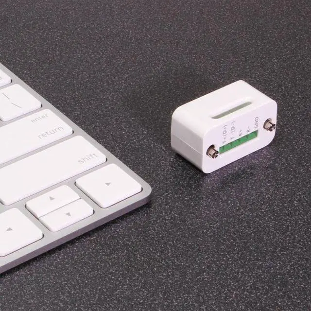 Alt view image 5 of 6 - USBGear Mini DB9 to 5-Pin Terminal Block Passive Adapter - RS232 / RS422 / RS485 Serial Converter with Screw Terminals for Industrial Use