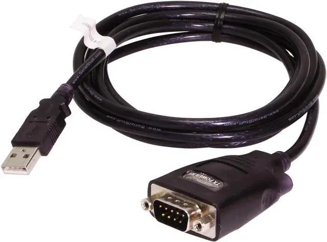 Alt view image 2 of 4 - Coolgear 6ft USB to DB-9 RS232 Serial Converter with FTDI Chipset