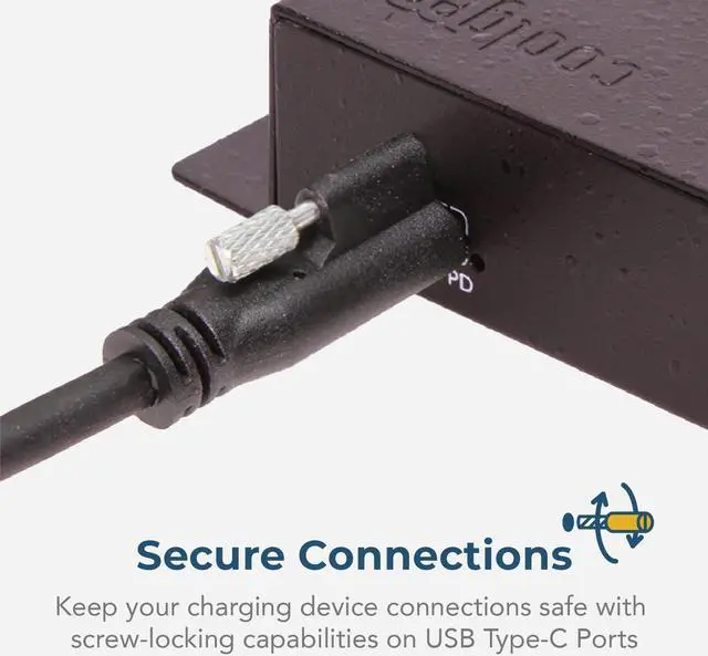 Alt view image 5 of 7 - Coolgear ChargeIT Mini 82W USB-C PD Charger, 24-48V Wide Input Range, High-Speed Power Delivery with Advanced Safety Features