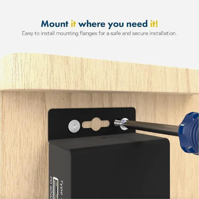 Alt view image 4 of 7 - Coolgear Chargeit! Mini 75W Dual Port USB-A & USB-C PD Charger w/ PPS & QC4.0 Support