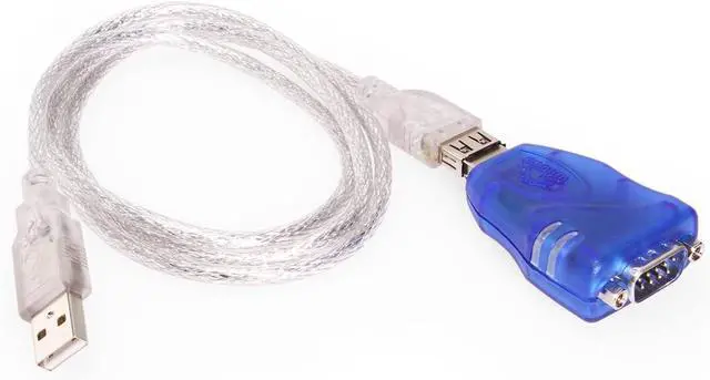 Alt view image 2 of 7 - USBGear USB to RS-232 Serial Adapter Cable - DB9 Male, FTDI Chipset, RX/TX Status LEDs, TAA Compliant (Made in Taiwan), Compatible with Windows & Mac