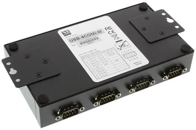 Alt view image 4 of 6 - SERIALGEAR USB-4COMi-M USB to Quad RS-422/485 Metal case with DIN-Rail