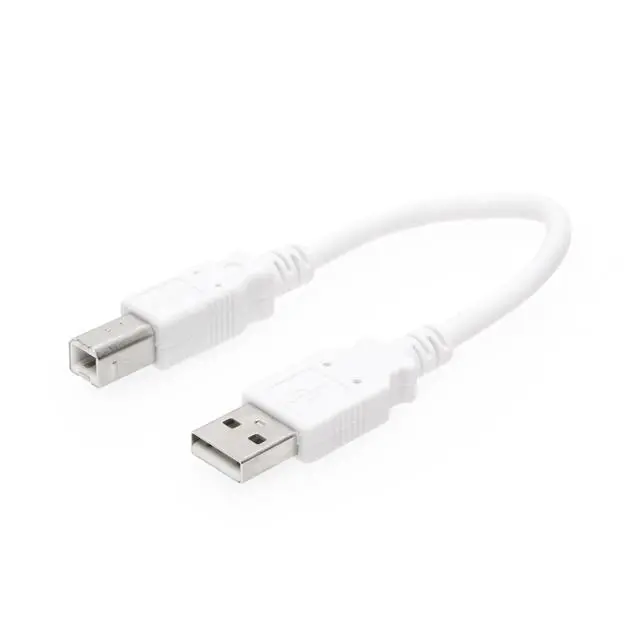 Alt view image 2 of 5 - USBGear USB Cable A to B 8-inch High-Speed USB 2.0 Device Cable