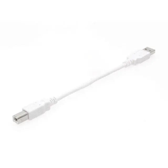 Alt view image 3 of 5 - USBGear USB Cable A to B 8-inch High-Speed USB 2.0 Device Cable