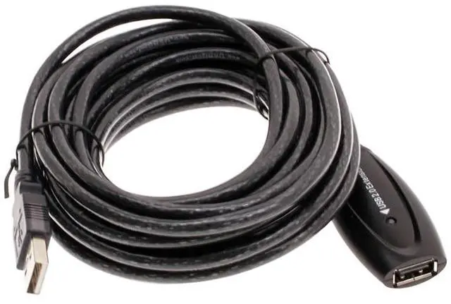 Alt view image 3 of 4 - CABLEMAX USB 2.0 Extension Cable - 16.5ft Length, 480Mbps Repeater w/ Built-In Signal Booster, LED Indicator, No External Power Required