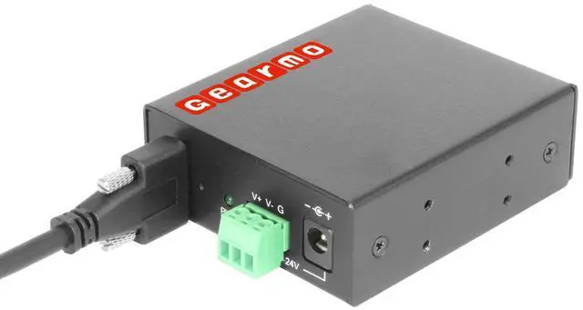 Alt view image 4 of 5 - Gearmo 4-Port Slim USB Hub - 10Gbps Speed, Type-C Ports, Surge Protection, Flexible Mounting Options and Sleek Low Profile Design for Workstations & More