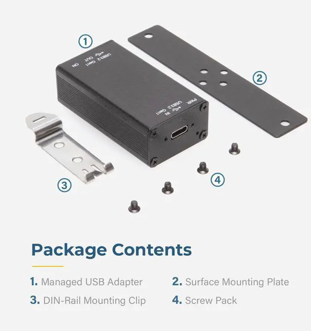 Alt view image 6 of 6 - Coolgear Single Port Managed USB-C to C 3.2 Gen 1 Port Adapter w/ ESD Surge Protection