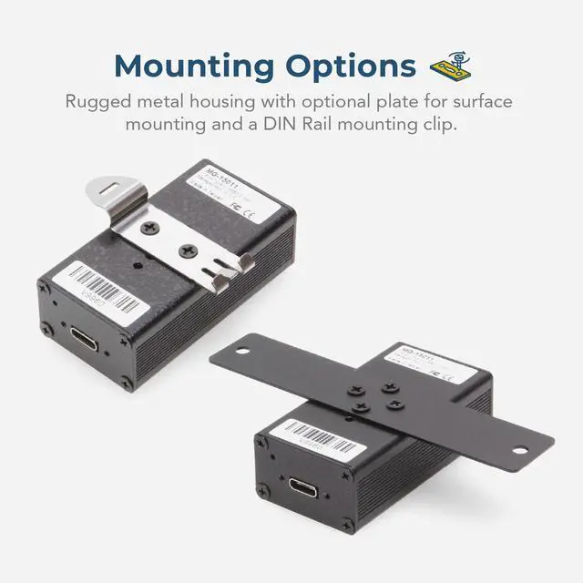 Alt view image 4 of 6 - Coolgear Single Port Managed USB-C to C 3.2 Gen 1 Port Adapter w/ ESD Surge Protection
