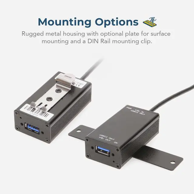Alt view image 4 of 7 - Coolgear Single Port Managed USB Adapter Power Control, 5Gbps Data Transfer, and Surge Protection