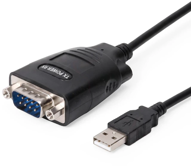 Main image of Coolgear 6ft USB to DB-9 RS232 Serial Converter with FTDI Chipset