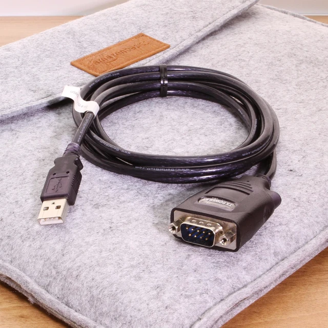 Alt view image 2 of 6 - Coolgear 6ft USB to DB-9 RS232 Serial Converter with FTDI Chipset