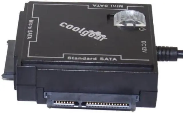 Alt view image 5 of 9 - CoolGear® Universal Sata Drive Adapter for all SATA Drives with Power Adapter