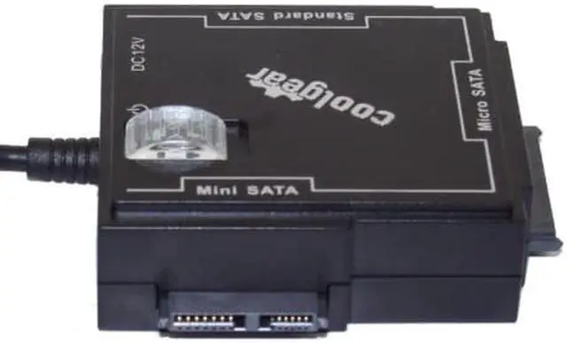 Alt view image 6 of 9 - CoolGear® Universal Sata Drive Adapter for all SATA Drives with Power Adapter