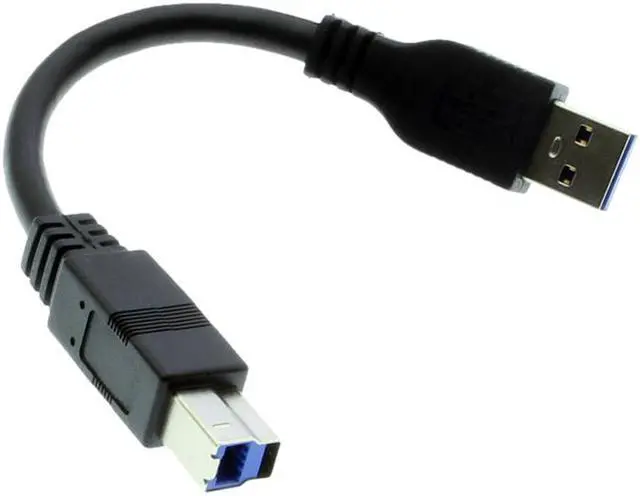 Alt view image 2 of 3 - USB 3.0 Cable - Mini 6 inch A to B device cable