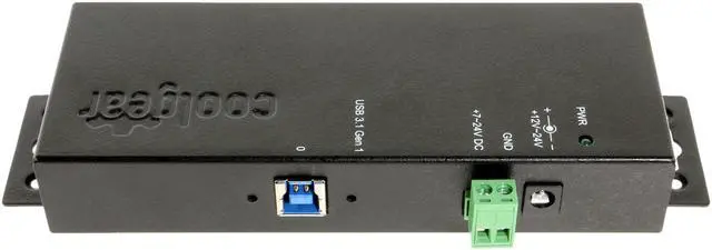 Alt view image 4 of 6 - Coolgear 7 Port USB 3.1 Gen1 Hub 15KV ESD Surge Protection w/Power Adapter