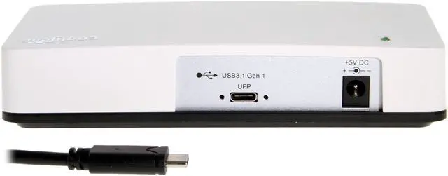 Alt view image 7 of 8 - Coolgear 4-Port Gigabit Ethernet to USB3.1 Gen1 Adapter w/Mounting Kit