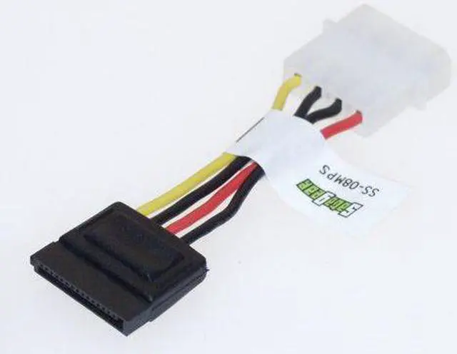 Main image of SataGear 3 inch SATA Power cable  dongle 4 Pins to 15 pins IDC Type