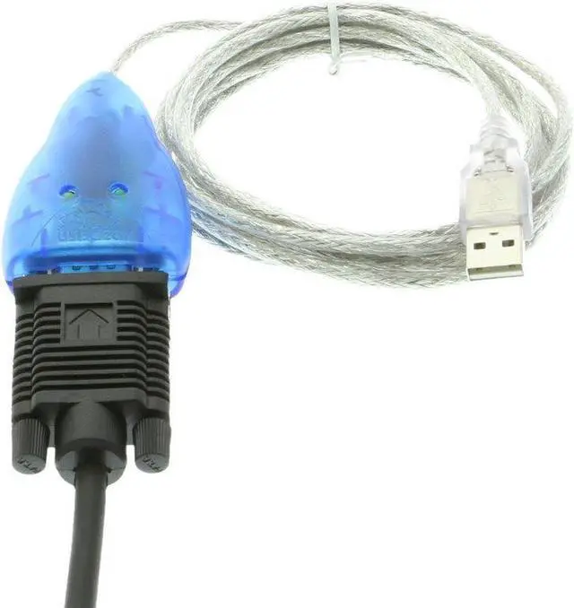 Alt view image 3 of 5 - USBGear 6ft. USB 2.0 to RS-232 DB-9 Serial Adapter w/ 15kV ESD Protection & FTDI Chipset