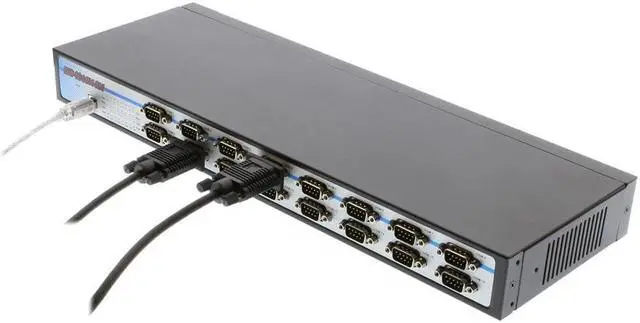 Alt view image 5 of 5 - SerialGear 16 Port Rack Mountable RS-232 USB-to-Serial Adapter with Built in Power Supply