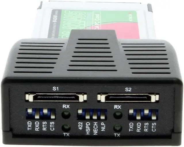 Main image of SerialGear Dual Port RS-422/485 to PCMCIA with Isolation and Port Protection Features