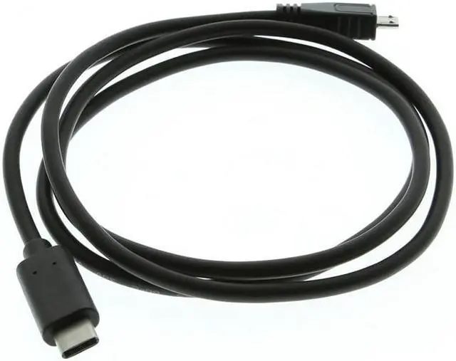 Alt view image 2 of 5 - Cablemax 1 Meter USB 2.0 Type-C Male to Micro-B Male USB Cable