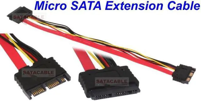 Main image of 12 inch MICRO SATA DEVICE Extension Male To Female