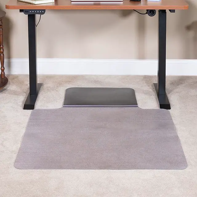 Alt view image 2 of 20 - Flash Furniture Office Chair Mat 36" x 53" Vinyl (MAT184612)