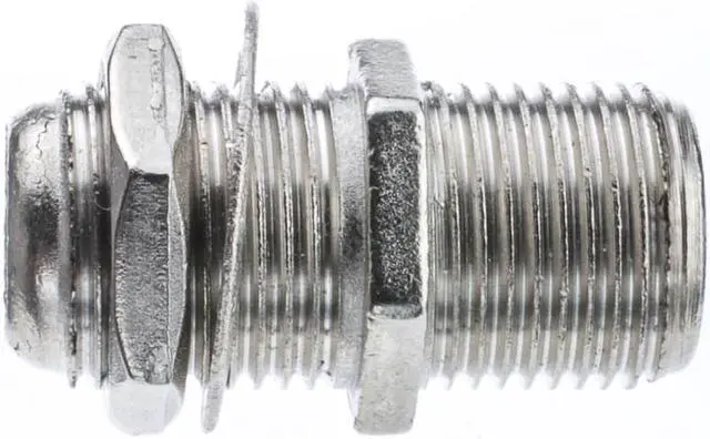 Alt view image 7 of 9 - Cable Wholesale F-Pin (Coax) Coupler Female/Female Panel Mount