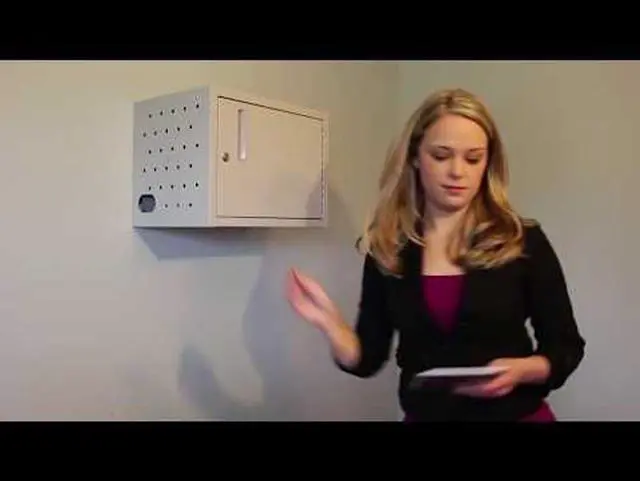 Alt view image 10 of 12 - Luxor Classroom Library Office 12 Tablet Wall / Desk Charging Box, Stores up to 12 Mobile Devices